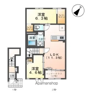 ベル・ヴィール【2階】の間取り