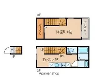 東京都練馬区桜台1丁目【アパート】の間取り
