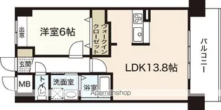 リブレストⅡ【8階】の間取り