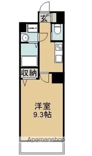 アスコット宮城野【9階】の間取り