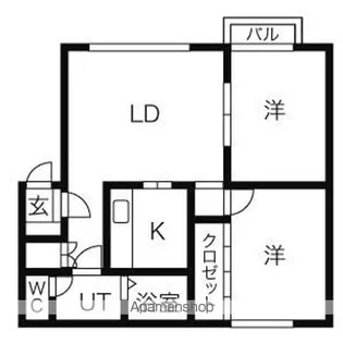 ニューライフ36【1階】の間取り