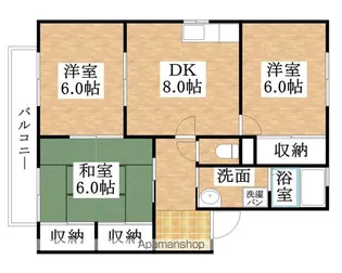 愛知県丹羽郡扶桑町大字南山名字本郷【アパート】の間取り
