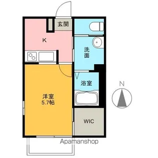 福島県福島市泉字扇田【アパート】の間取り