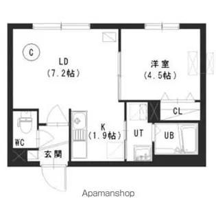 ル・ファール北円山【5階】の間取り