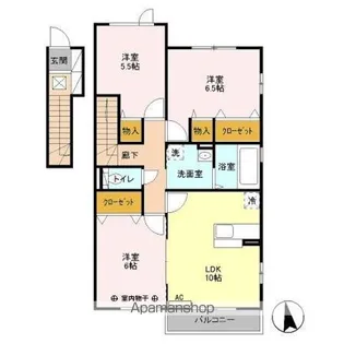 メゾ フォルテ【2階】の間取り