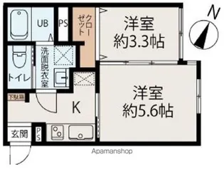 コネクトパーク末広【2階】の間取り