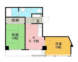 ピアメゾン柴原【4階】の間取り