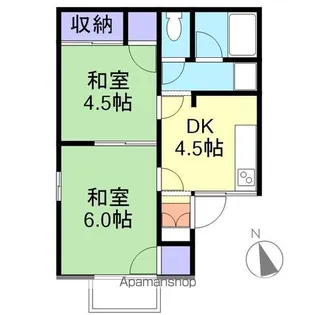 コーポリーベ【2階】の間取り