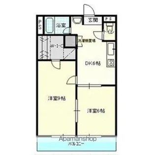 シャトー共栄【2階】の間取り