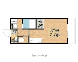エクセル田中【1階】の間取り