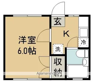 エフパレスⅡ【1階】の間取り