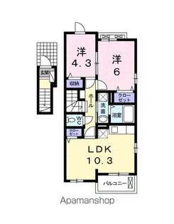 ラグランジュ【2階】の間取り