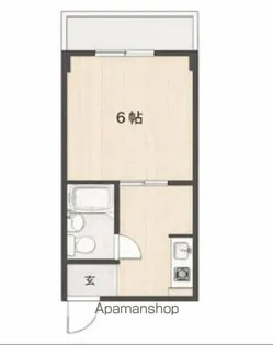 コスモス住道【2階】の間取り