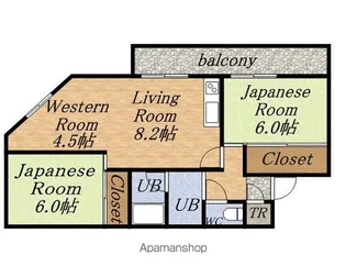 タケダビル【307号室】の間取り