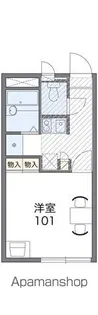 レオパレス華【206号室】の間取り