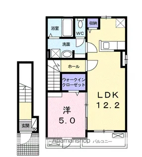 サニーヒル Ⅱ【2階】の間取り