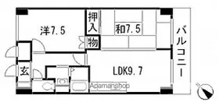 田部ビル【10階】の間取り