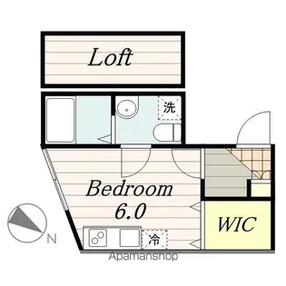 クレセル本千葉【2階】の間取り