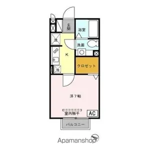 メゾン エスポアール【1階】の間取り