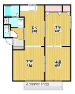ファミール船越【2階】の間取り