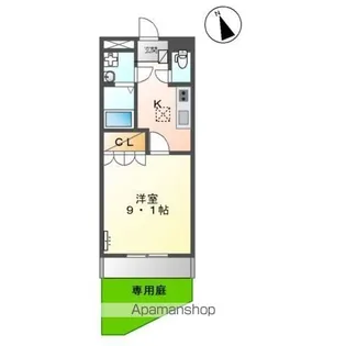 ライム・ライフ【1階】の間取り