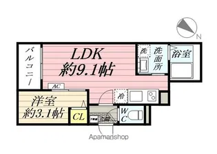 JACK IMANARI Ⅰ【1階】の間取り