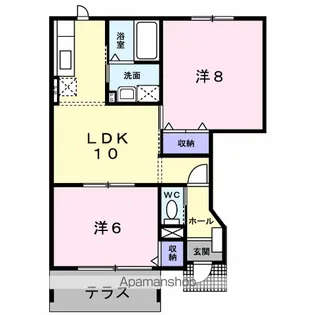 リバティベル・3【1階】の間取り