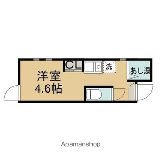 百合ハウス【106号室】の間取り