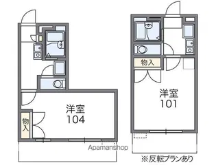 レオパレス藤本I【304号室】の間取り