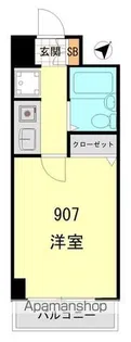 横浜平沼ダイカンプラザ二号館【9階】の間取り
