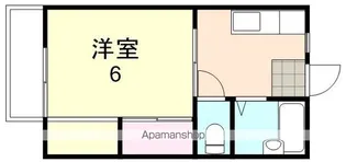 宮原マンション福井【2階】の間取り