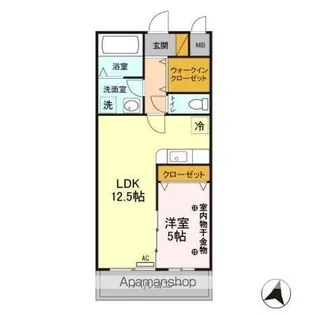 ウィステリア【1階】の間取り