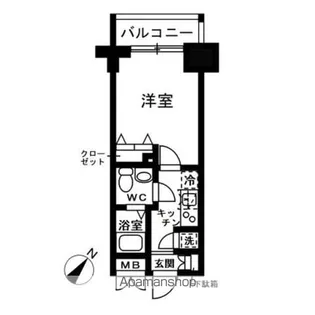レジディア日本橋人形町Ⅱ【4階】の間取り