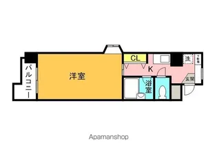 ラ・パルフェ・ド・道後【905号室】の間取り