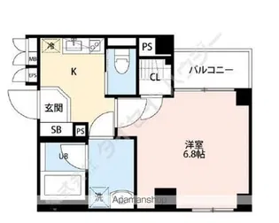 カルム日暮里レジデンス【203号室】の間取り