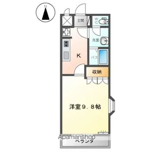 グランアシューレ【1階】の間取り