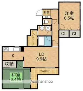 T’S GARDEN SAGINOMIYA【1階】の間取り