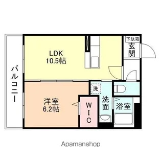 グレイス・ハート【303号室】の間取り