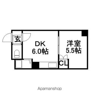 サニ-プレイスN21E12【406号室】の間取り