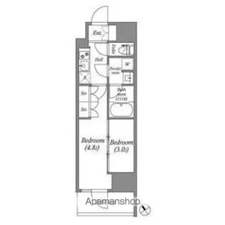ACP RESIDENCE 西巣鴨【8階】の間取り