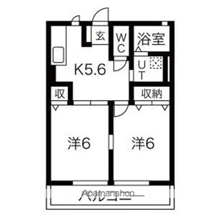 アドバンスハイムB棟【2階】の間取り