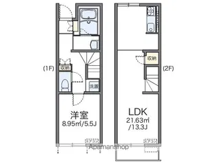 レオネクストTODA K【101号室】の間取り