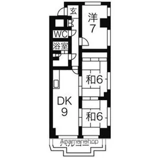 伊藤ビル【303号室】の間取り