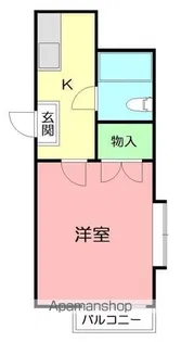 ティーラ伊勢原【1階】の間取り