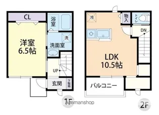 LUPINUS TERRACE【103号室】の間取り