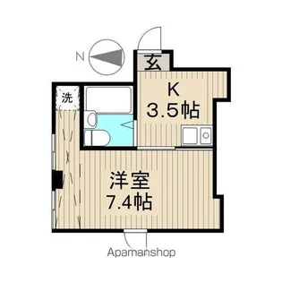 雅松レジデンス小岩【3階】の間取り