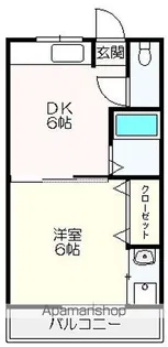 ドリームハウス【211東号室】の間取り