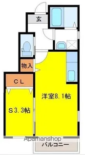 ザ・グランメゾン盛岡【101号室】の間取り