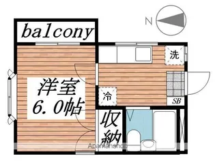 ハイツカメリア【2階】の間取り