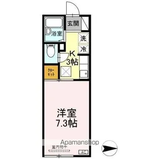 マエサン宮内【1階】の間取り